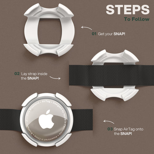 SNAP! AirTag Holder